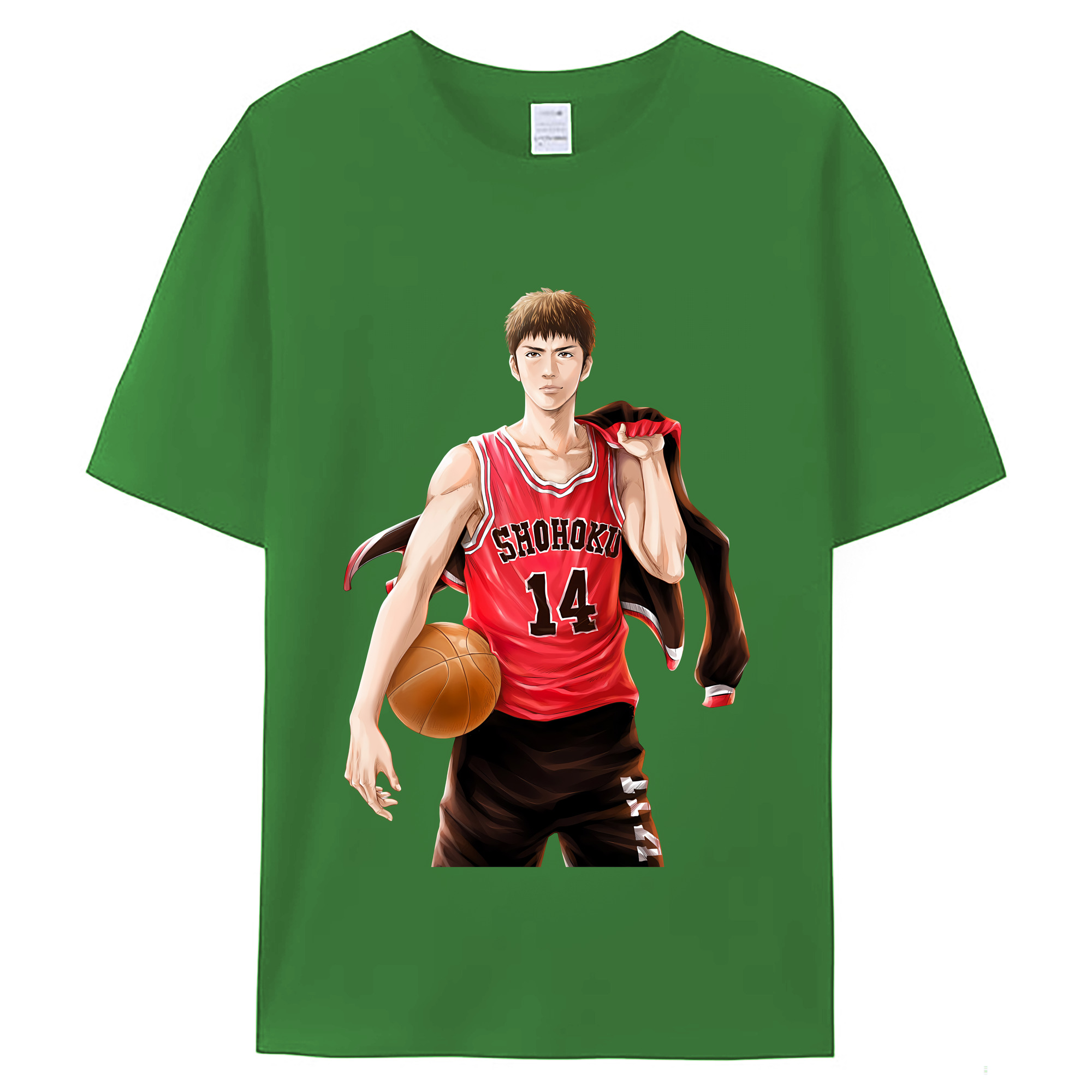 （画像用） SLAM DUNK／スラムダンク レディースカジュアルプリントTシャツ（綿100％）